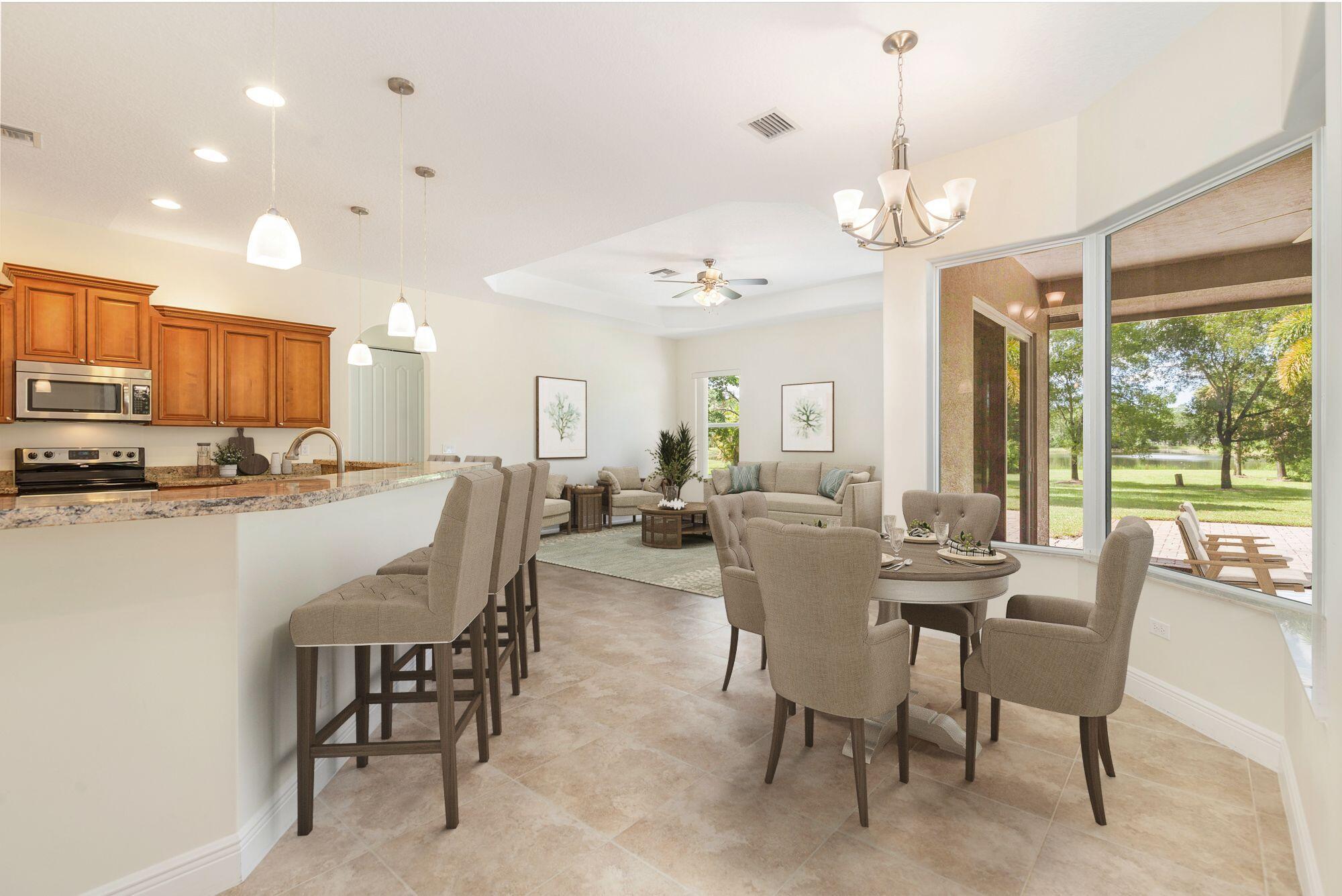 13095 Sand Ridge Road Palm Beach Gardens, FL 33418 - Photo 11 of 55 Virtually Stage Breakfast Room