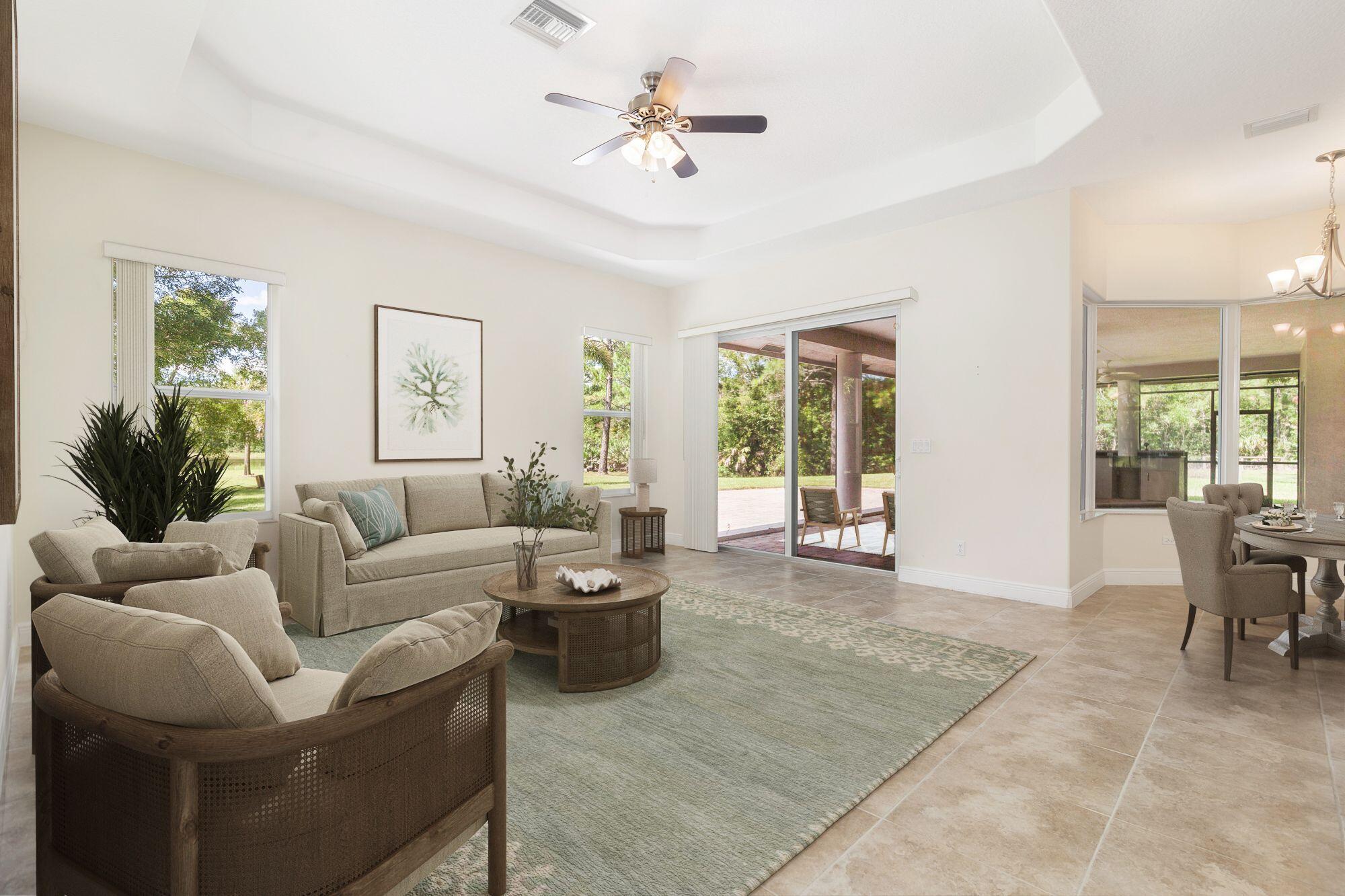 13095 Sand Ridge Road Palm Beach Gardens, FL 33418 - Photo 16 of 55 Virtually Stage Family Room