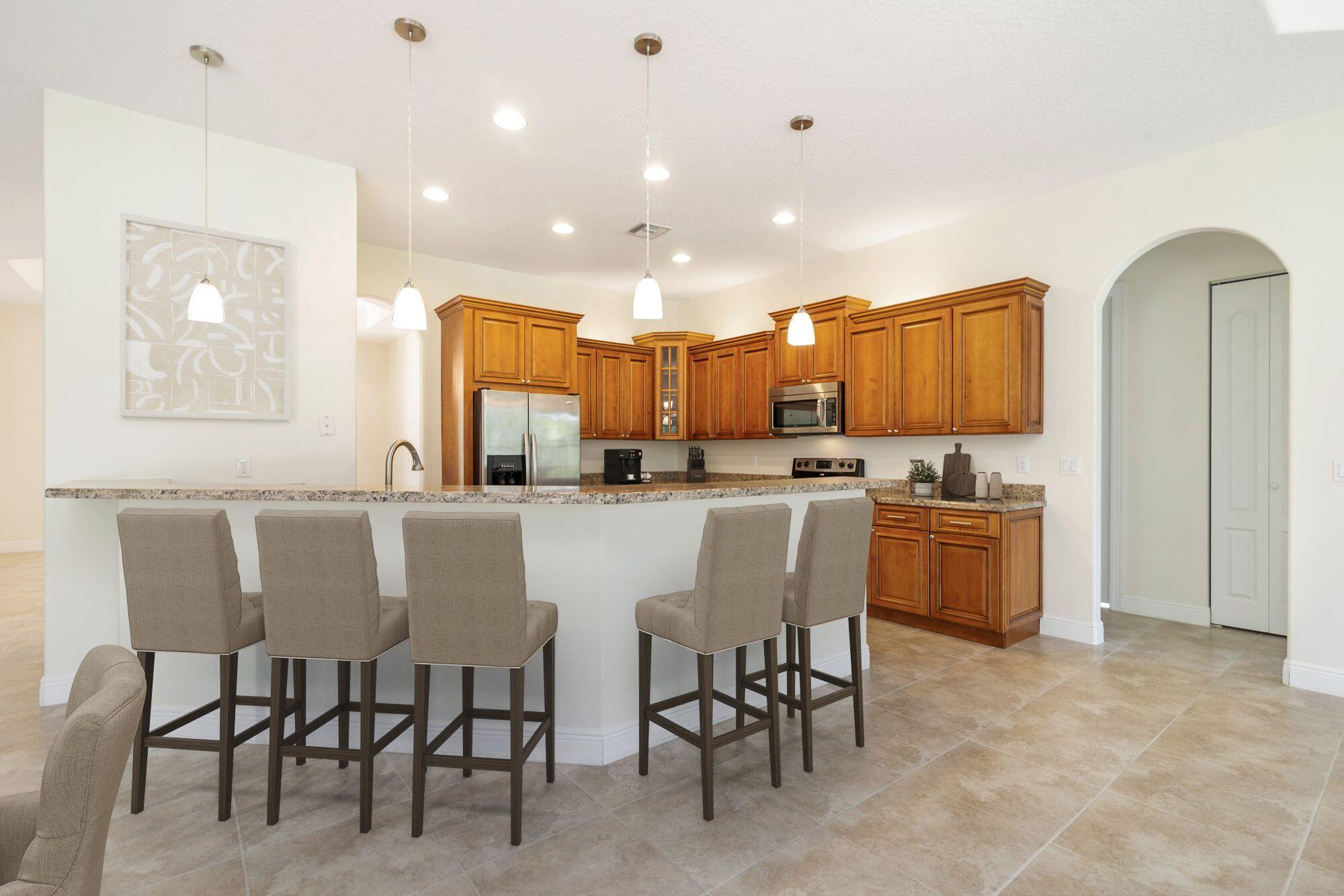 13095 Sand Ridge Road Palm Beach Gardens, FL 33418 - Photo 18 of 55 Virtually Stage Kitchen