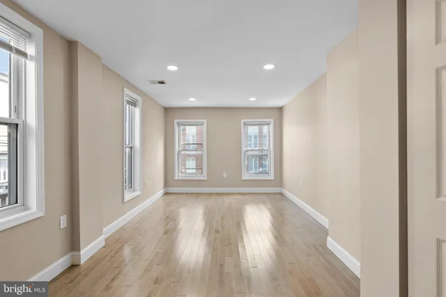 a view of an empty room