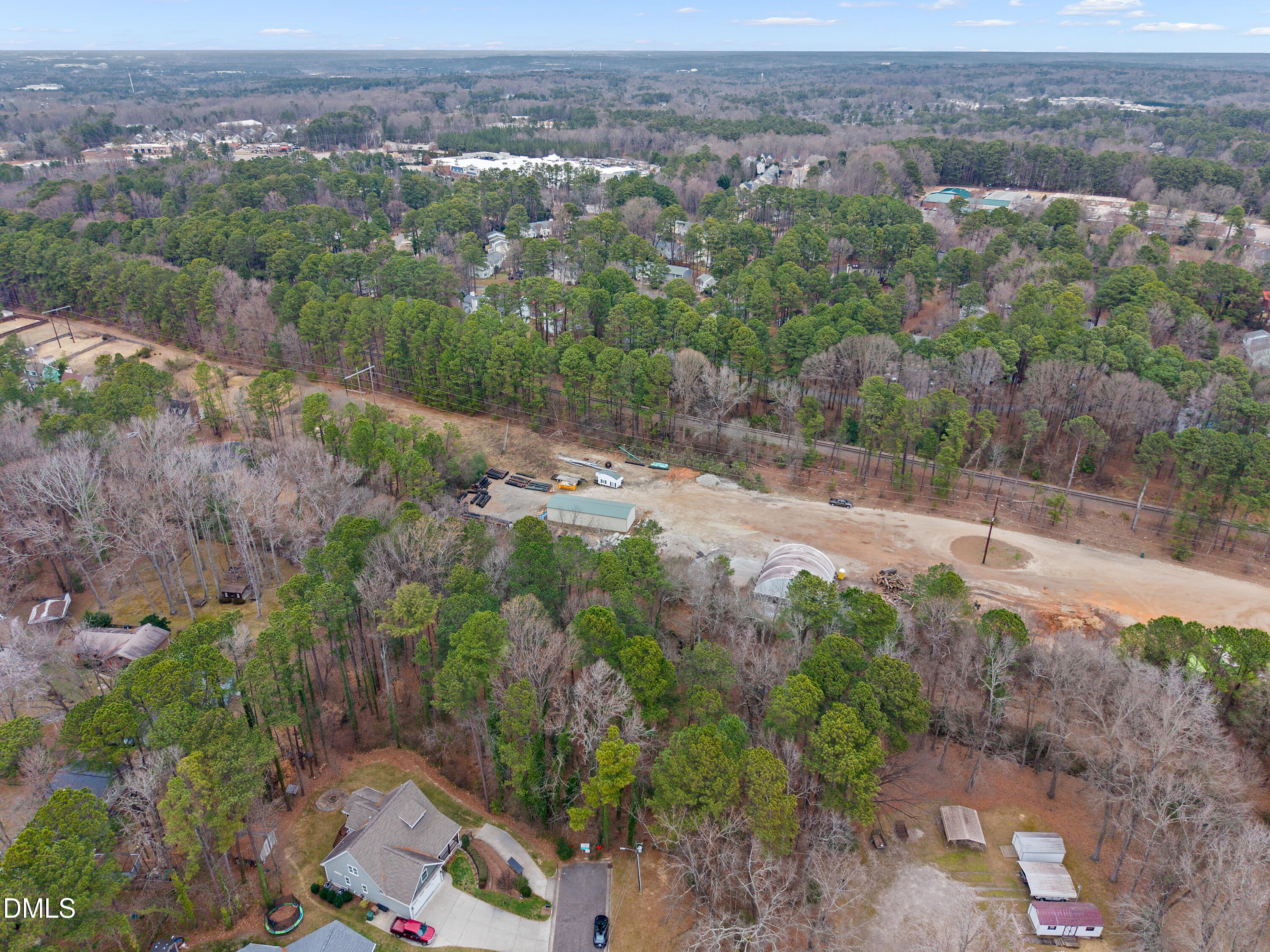 507 Maple Street Cary, NC 27513 - Photo 3 of 12 an aerial view of a house with a yard