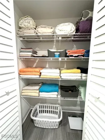 a kitchen with a stove and a microwave