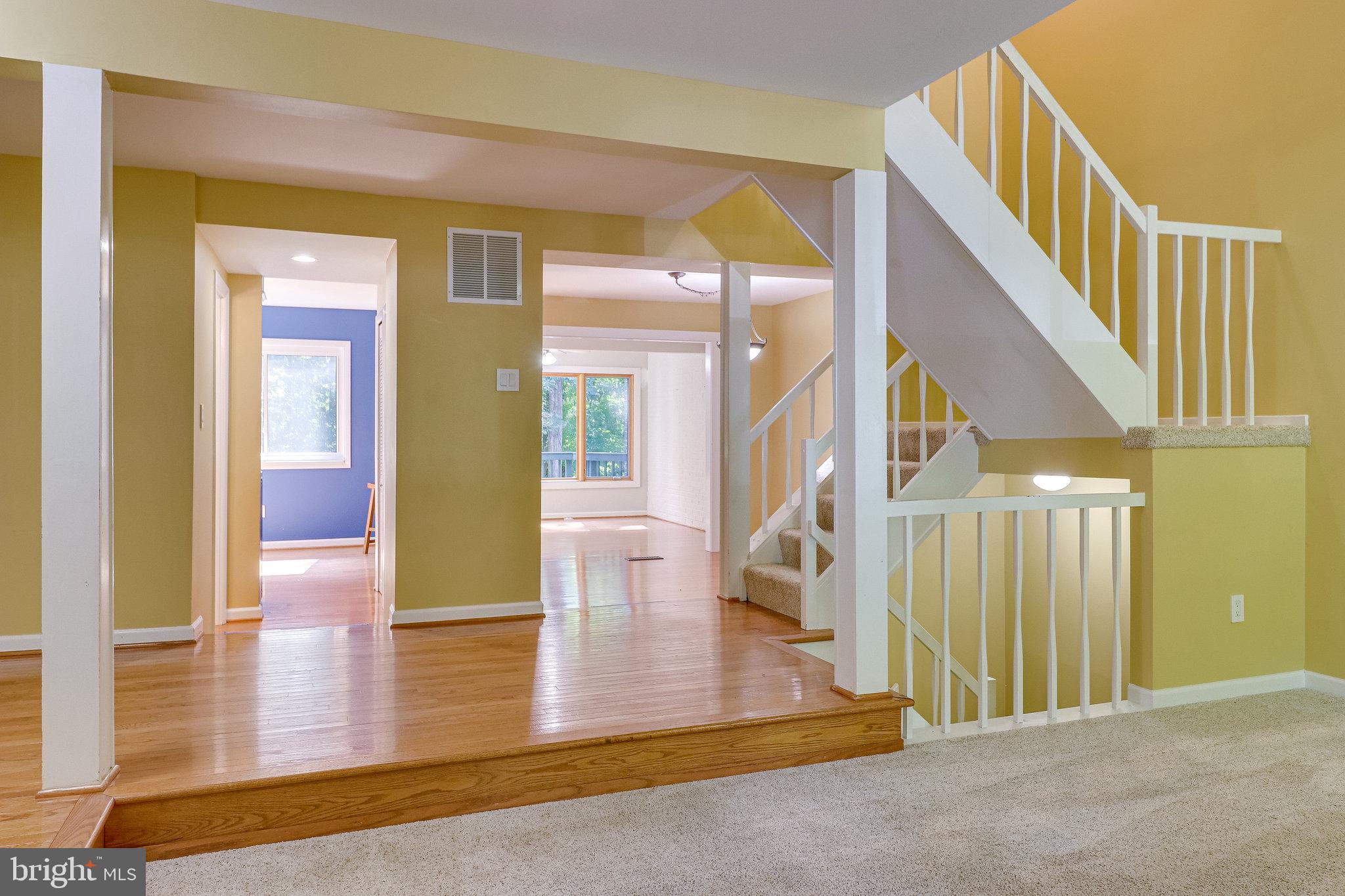 2210 Glencourse Lane Reston, VA 20191 - Photo 12 of 84 Looking from LRm into Kitchen, Dining Rm & Sunroom