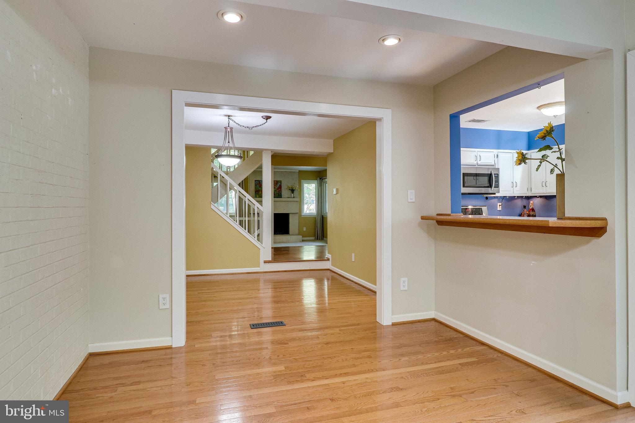 2210 Glencourse Lane Reston, VA 20191 - Photo 24 of 84 Dining Room Pass-Thru to Kitchen
