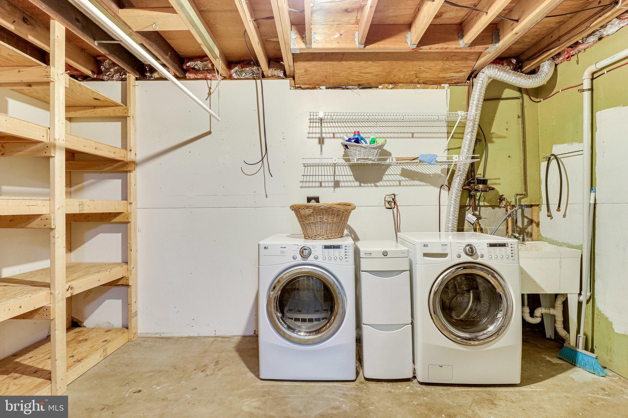 2210 Glencourse Lane Reston, VA 20191 - Photo 60 of 84 Laundry Area in Lower Level Storage/Utility Room