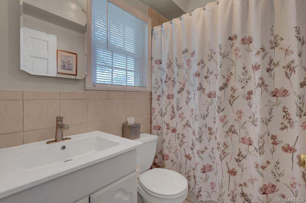 5 Newell Road Merrick, NY 11566 - Photo 11 of 19 a bathroom with a toilet a sink and a bathtub