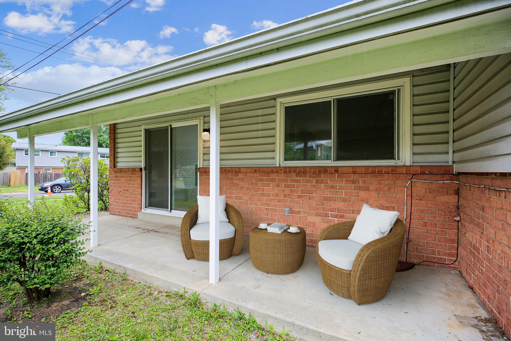 1002 North Belgrade Road Silver Spring, MD 20902 - Photo 36 of 46 Side Patio - virtual staging