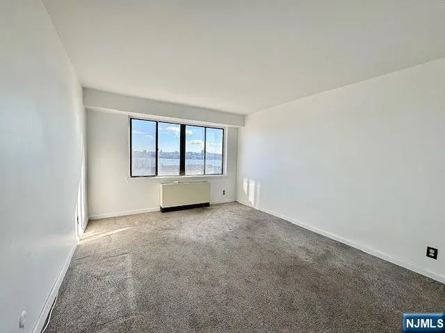 an empty room with entrance