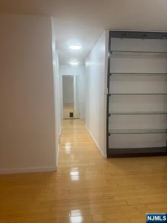 an empty room with entrance