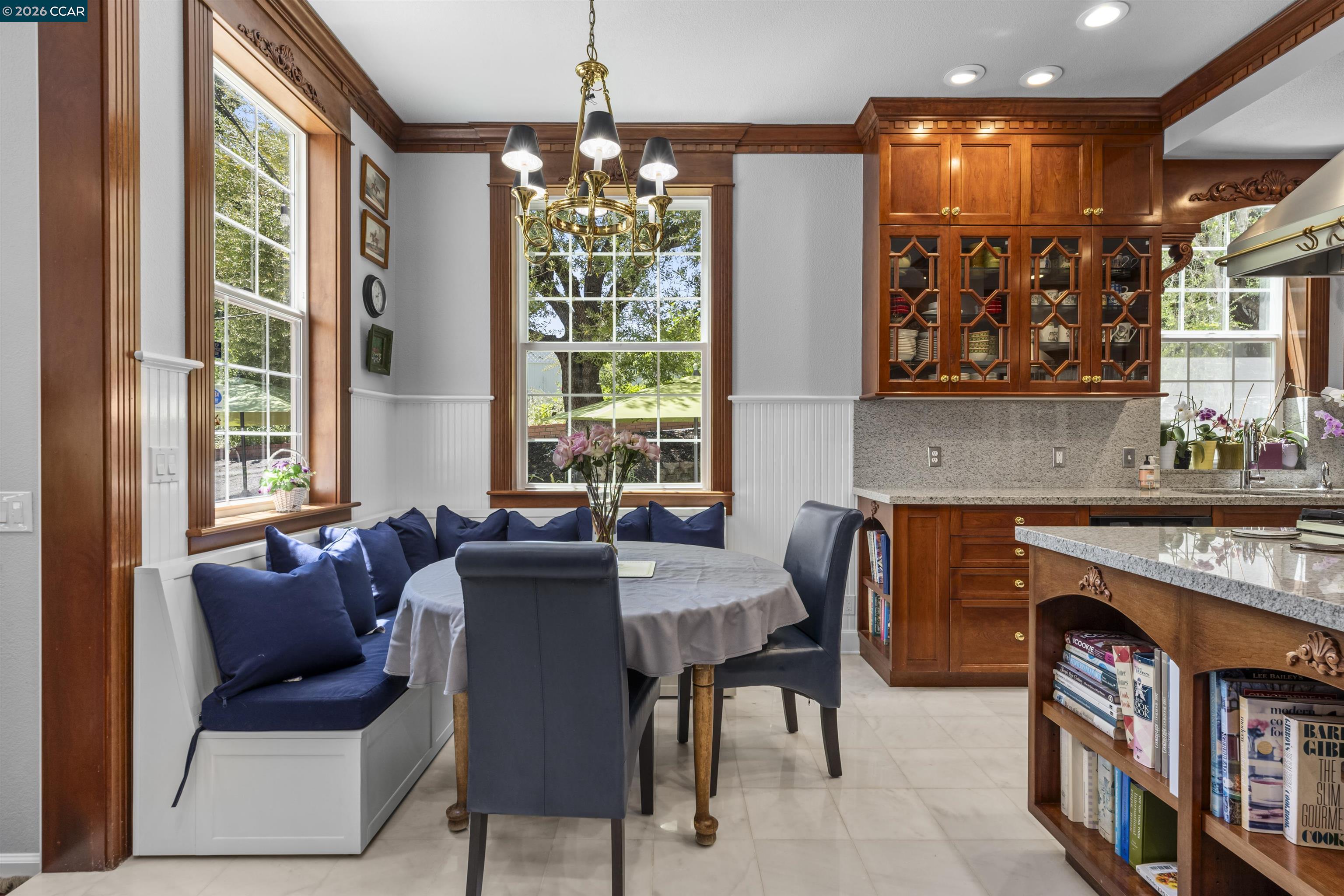 177 Oak Road Alamo, CA 94507 - Photo 12 of 85 a dining room with furniture and window