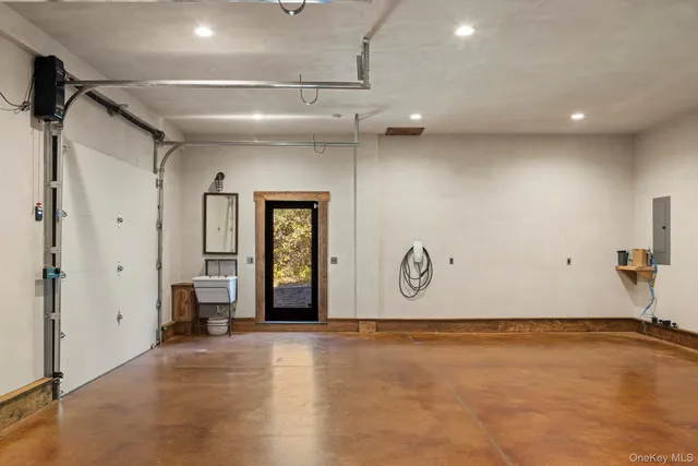 a view of an outdoor space and a yard