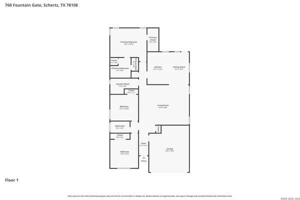 $249,000 | 760 Fountain Gate, Schertz, TX 78108