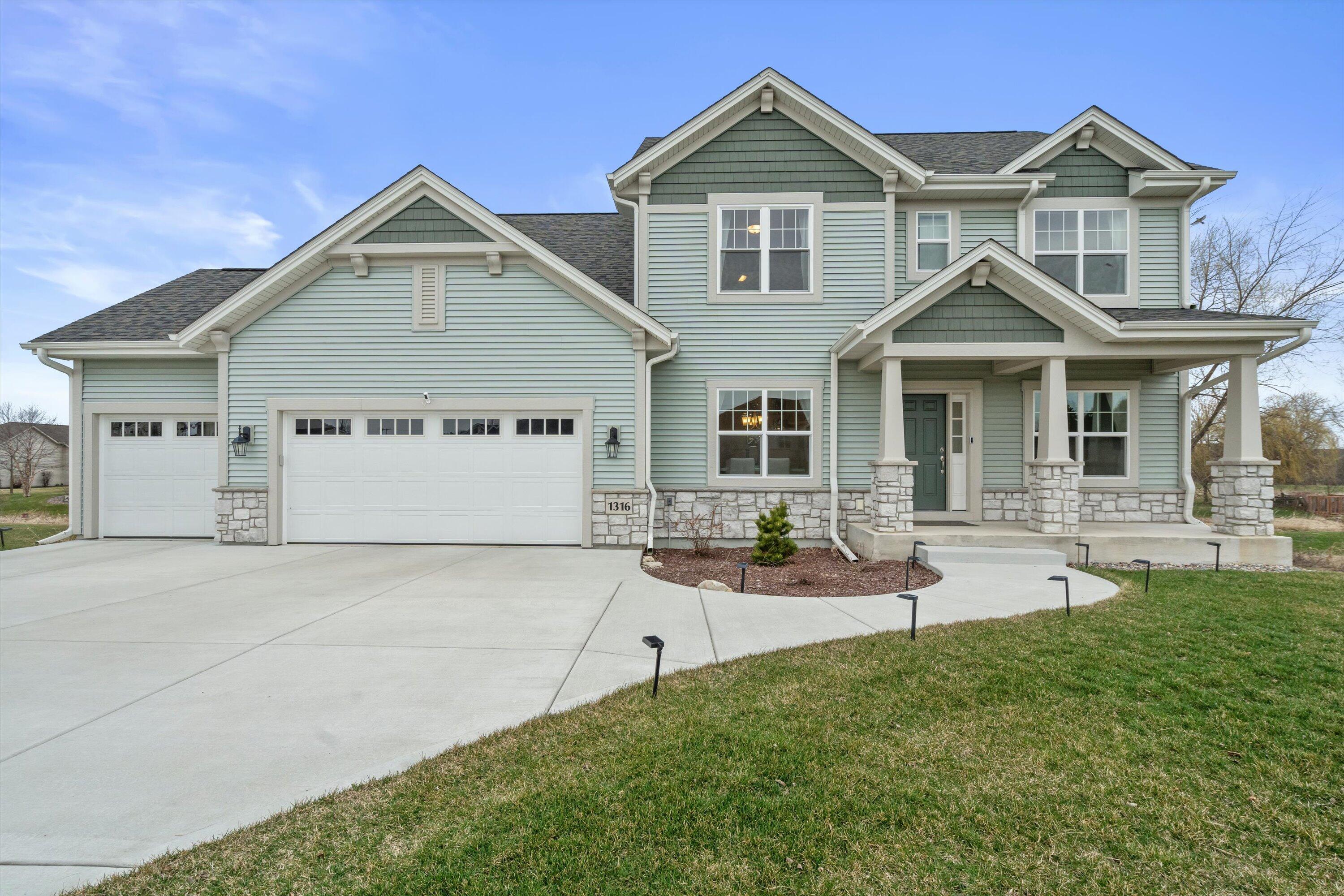 1316 Orchard View Lane Mukwonago, WI 53149 - Photo 1 of 52 Front