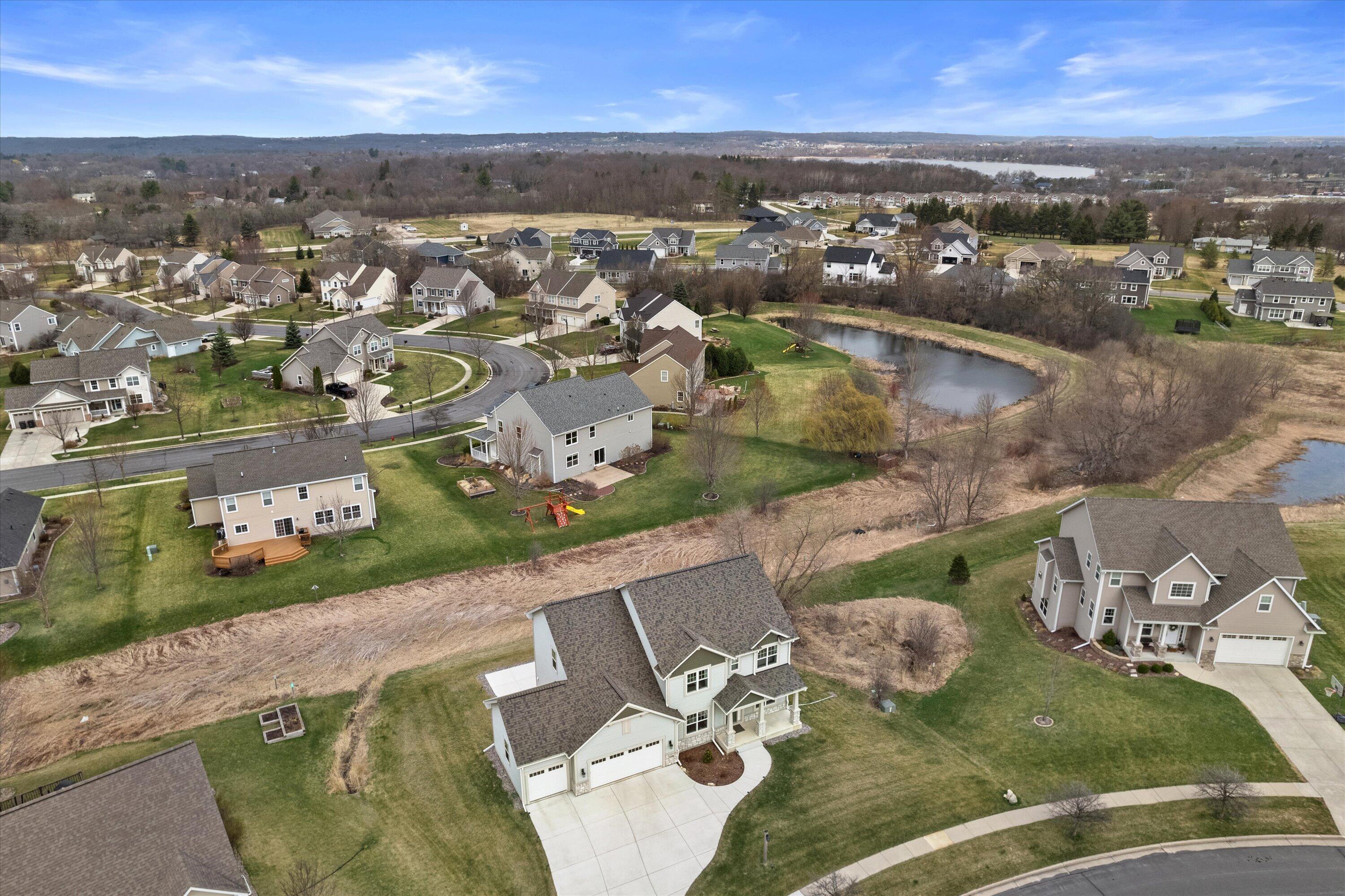 1316 Orchard View Lane Mukwonago, WI 53149 - Photo 51 of 52 Aerial 2