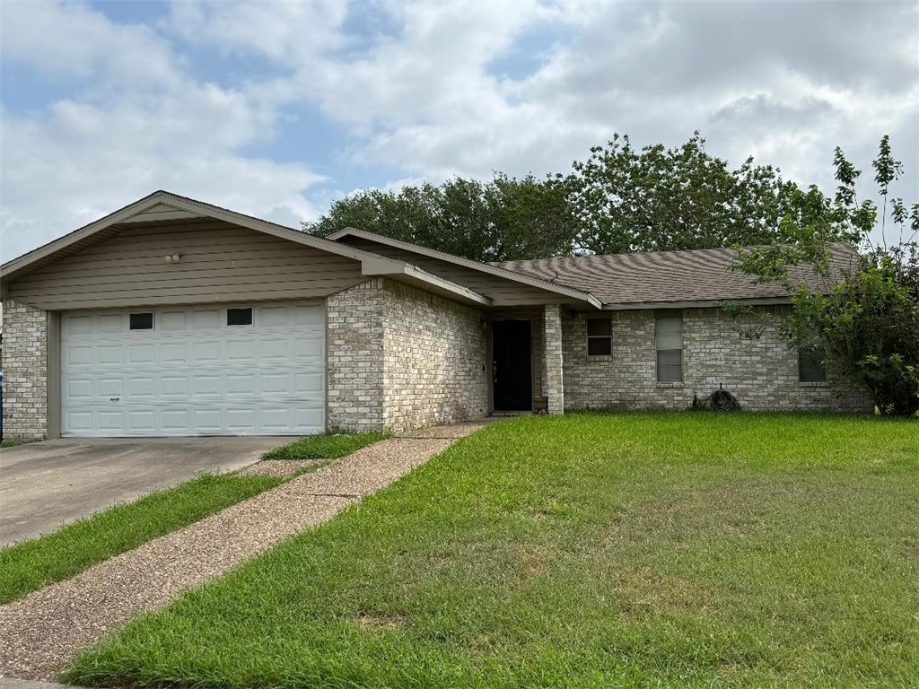 front view of house with a yard