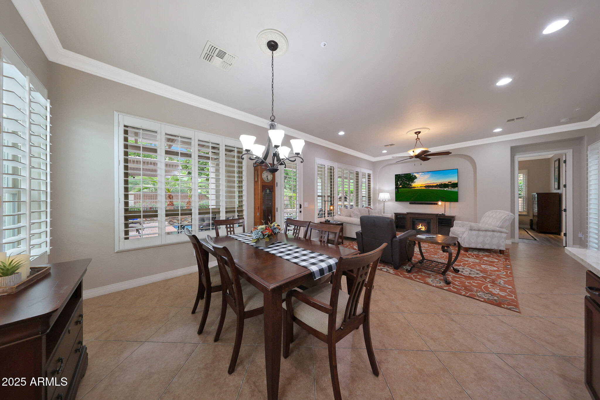 12920 West Roy Rogers Road Peoria, AZ 85383 - Photo 24 of 85 a view of a dining room with furniture window and outside view