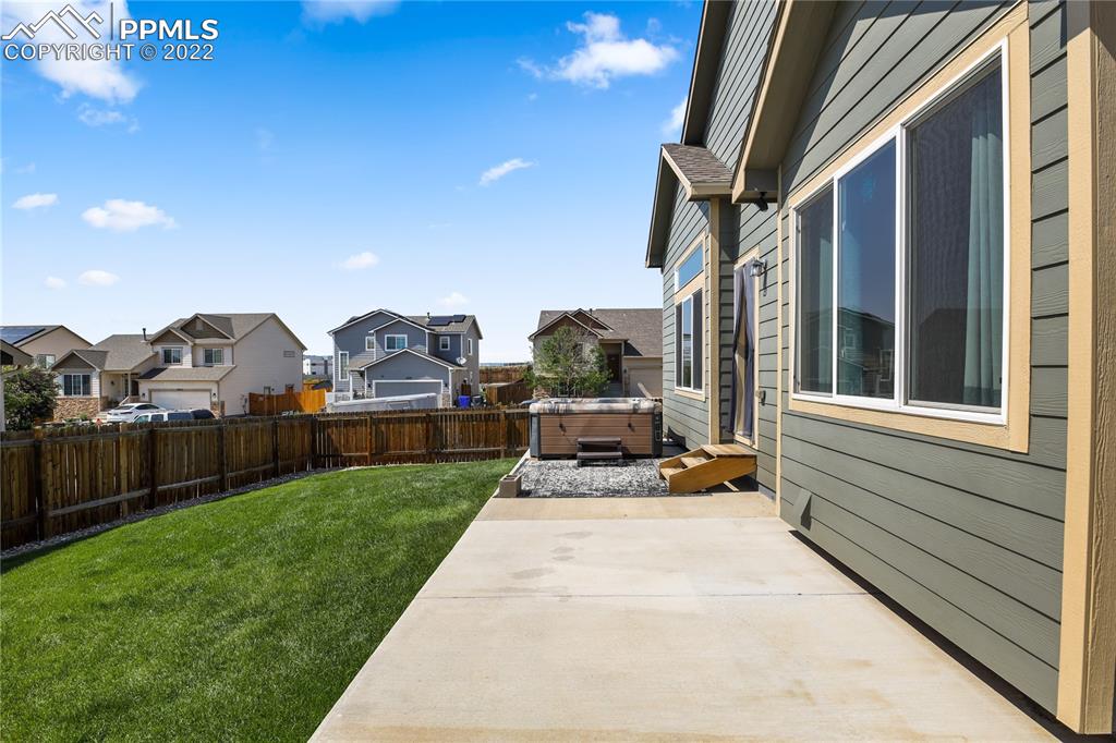 6446 Dancing Moon Way Colorado Springs, CO 80911 - Photo 32 of 42 a view of outdoor space yard deck and patio