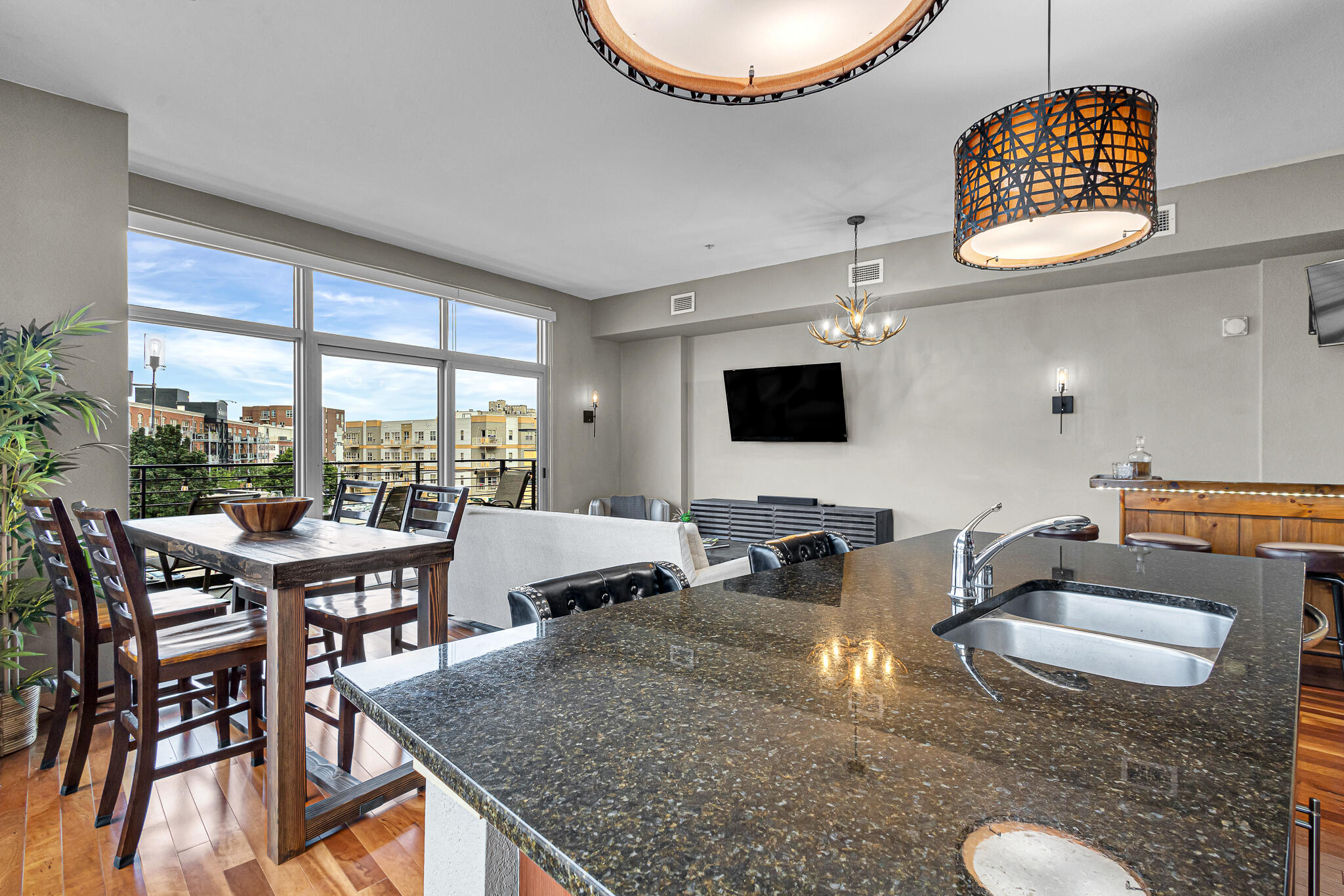 106 West Seeboth Street, Unit 407 Milwaukee, WI 53204 - Photo 25 of 42 Kitchen Island/Dining