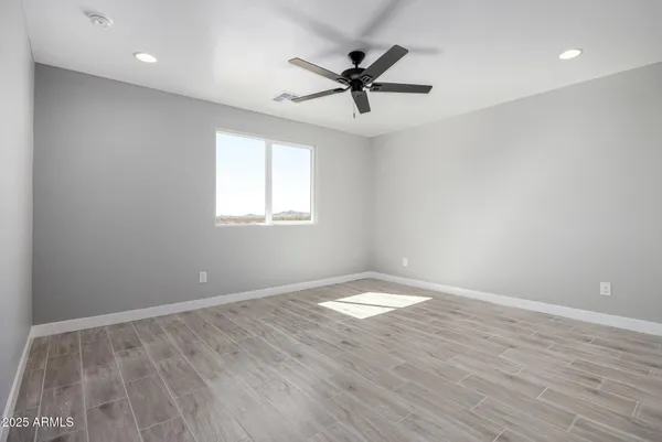 a view of a hallway with elevator