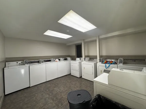 a room with storage and utility