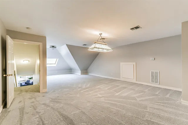 a view of a livingroom with a staircase