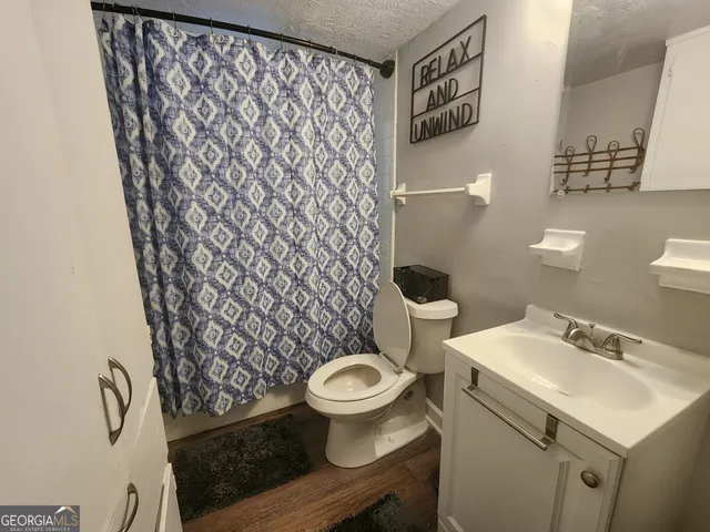 a bathroom with a sink and a toilet