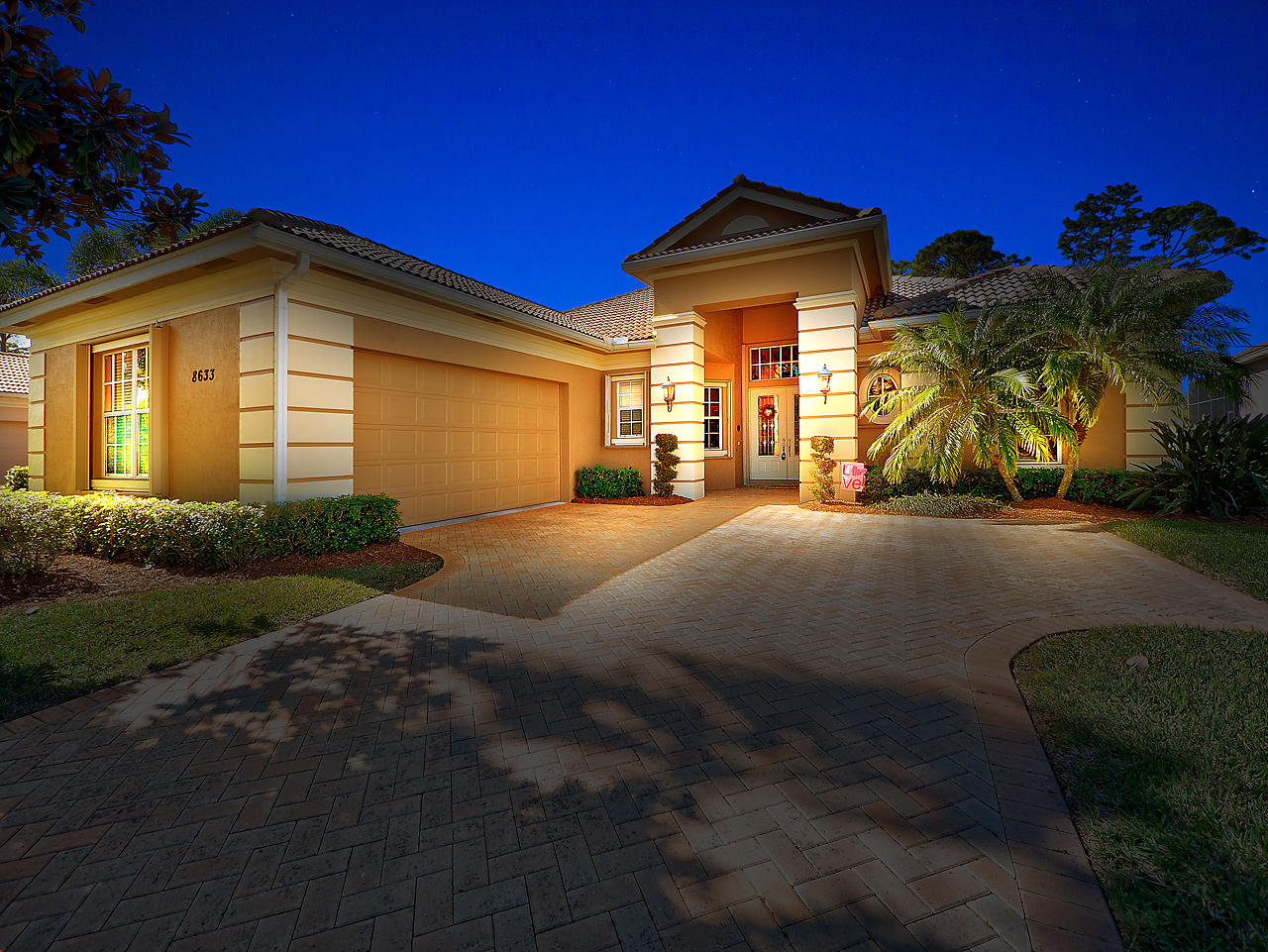 8633 Tompson Point Road Port St. Lucie, FL 34986 - Photo 27 of 31 Night Exposure