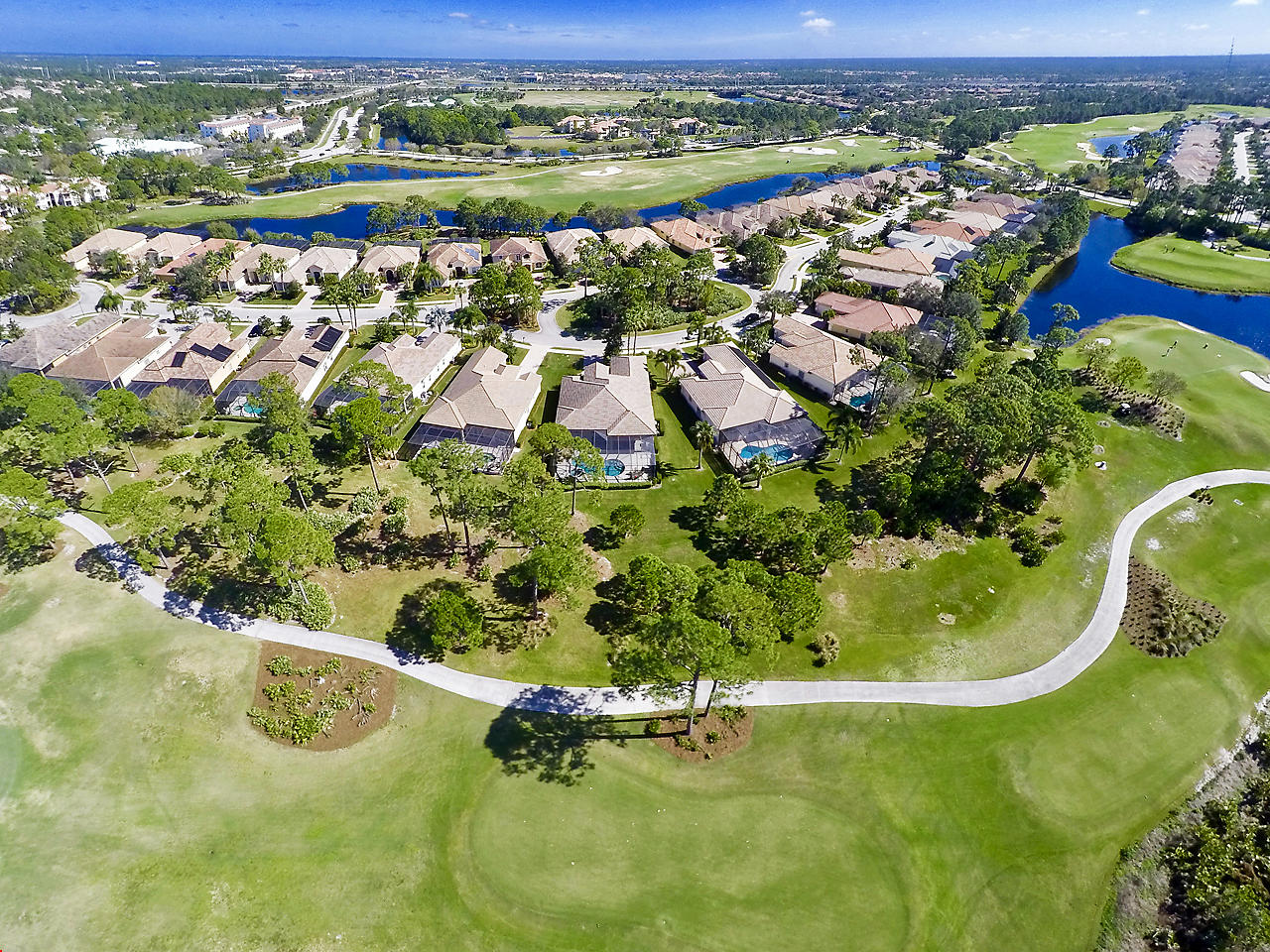 8633 Tompson Point Road Port St. Lucie, FL 34986 - Photo 30 of 31 Aerial View