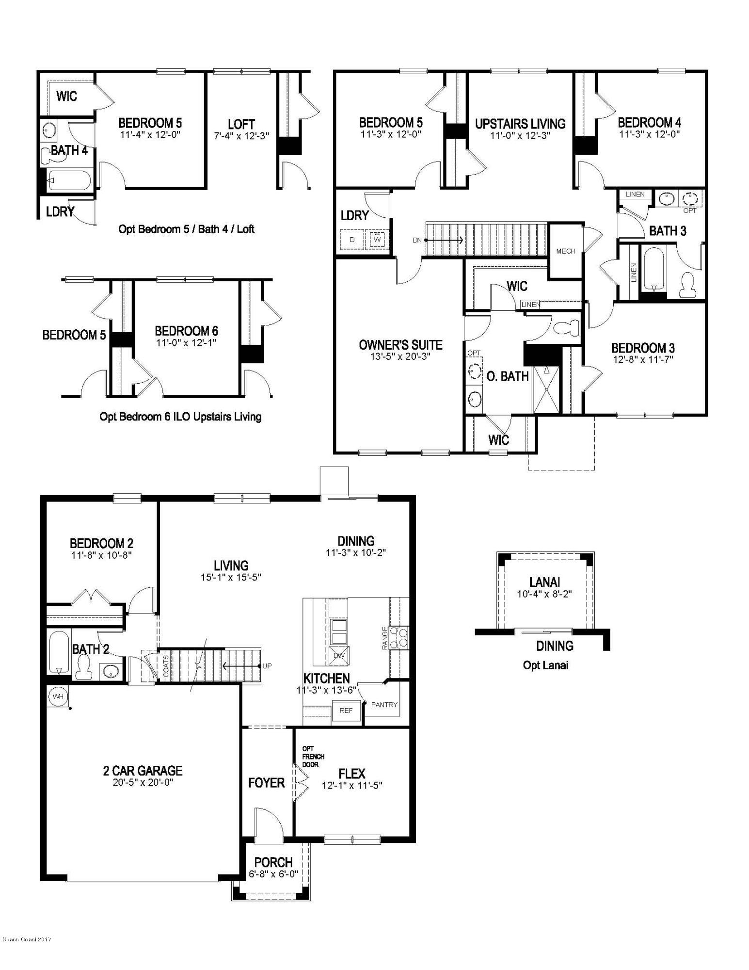 1015 Swiss Pointe Lane Rockledge, FL 32955 - Photo 3 of 3 The Hayden - floor plan - East, FL