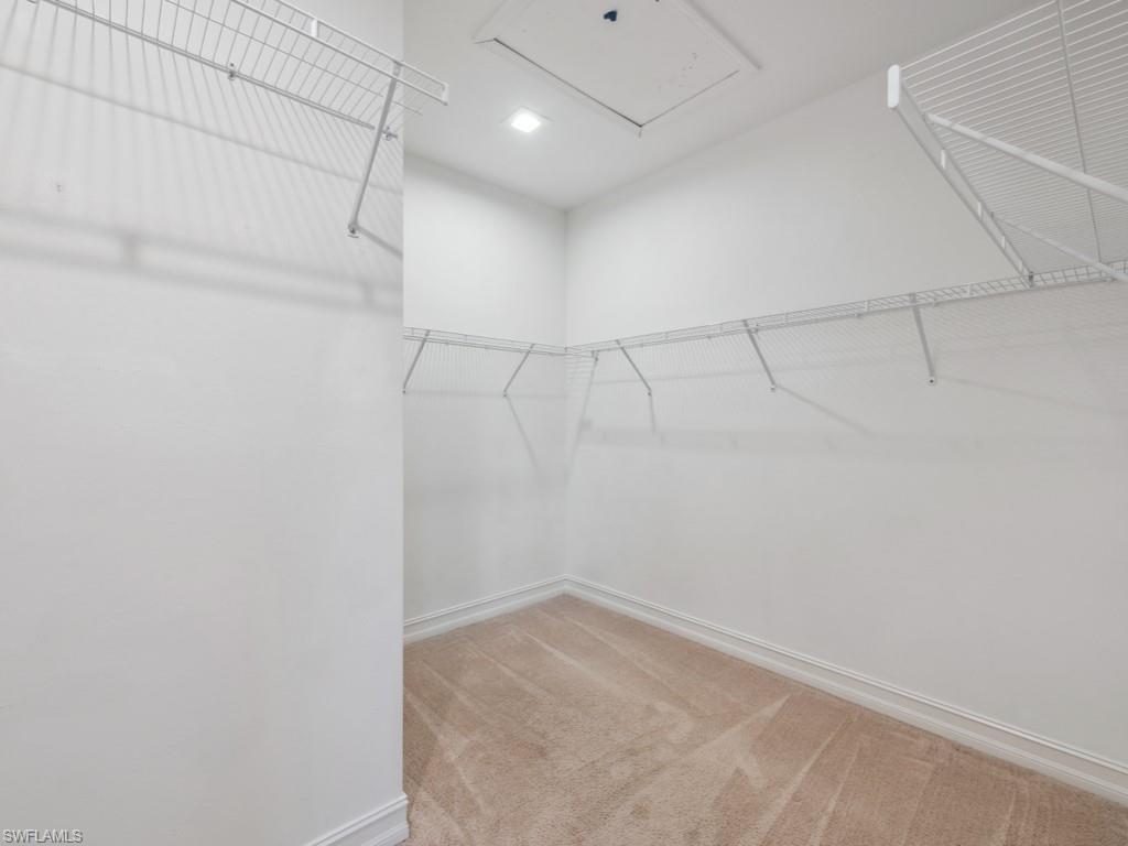 7591 Morgan Way Naples, FL 34119 - Photo 18 of 27 Walk in closet featuring carpet floors