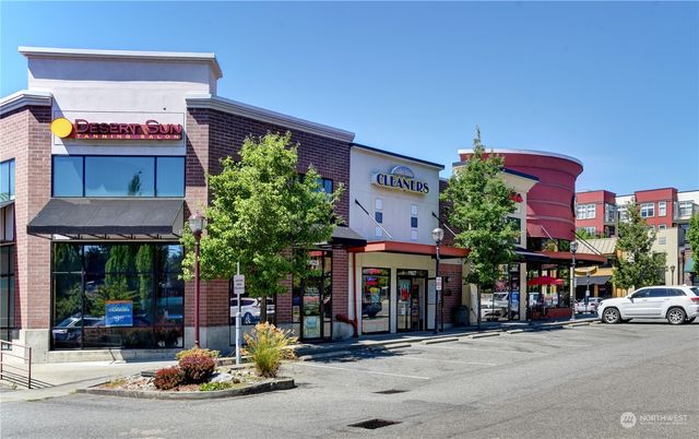 a building with an outdoor space
