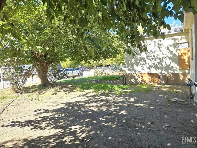 a view of yard with trees