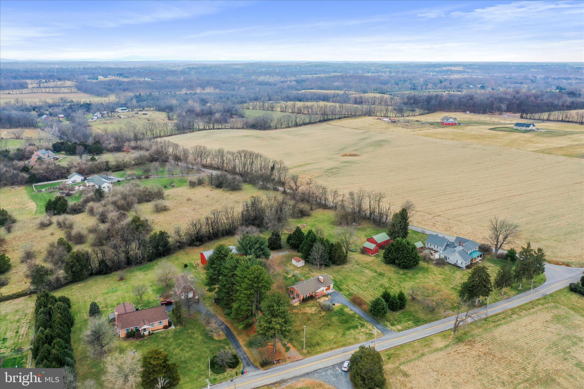 4381 Engle Molers Road Shepherdstown, WV 25443 - Photo 41 of 44 an aerial view of a house with a yard and lake view
