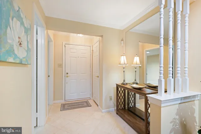 a view of a hallway with elevator