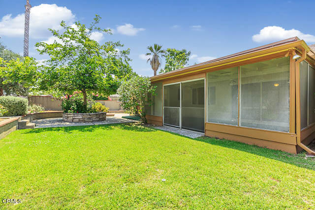 3665 Shadow Grove Road Pasadena, CA 91107 - Photo 23 of 27 a view of swimming pool with outdoor seating and yard