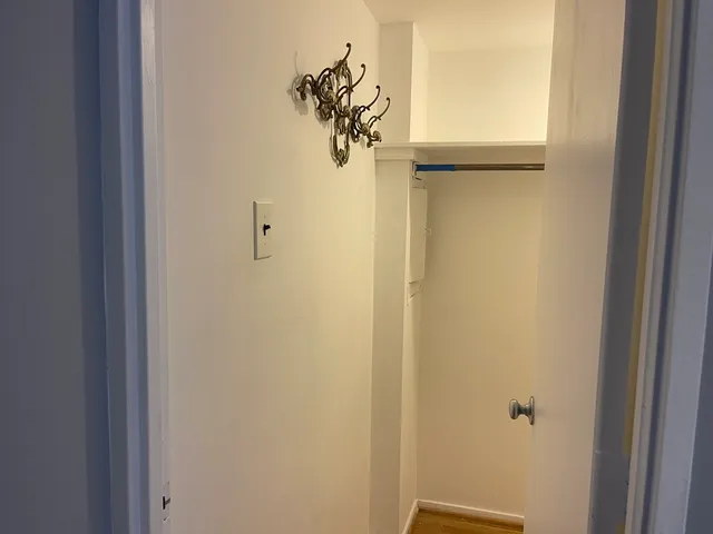 a view of a closet