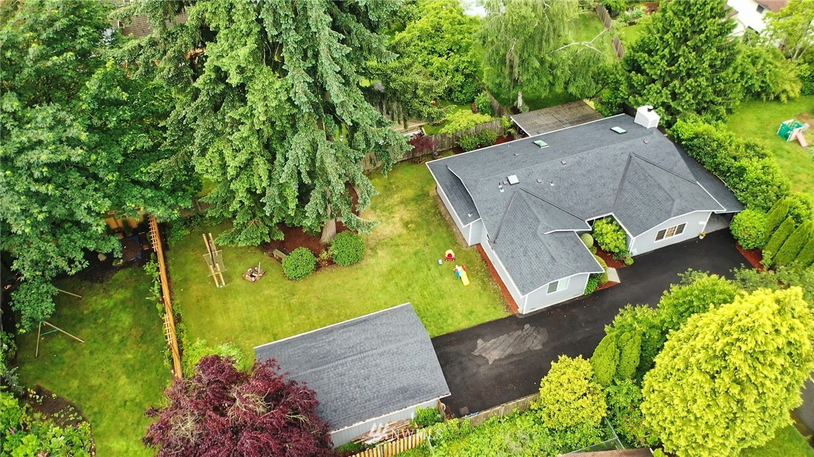 2312 168th Street Southeast Bothell, WA 98012 - Photo 27 of 29 an aerial view of a house with a yard