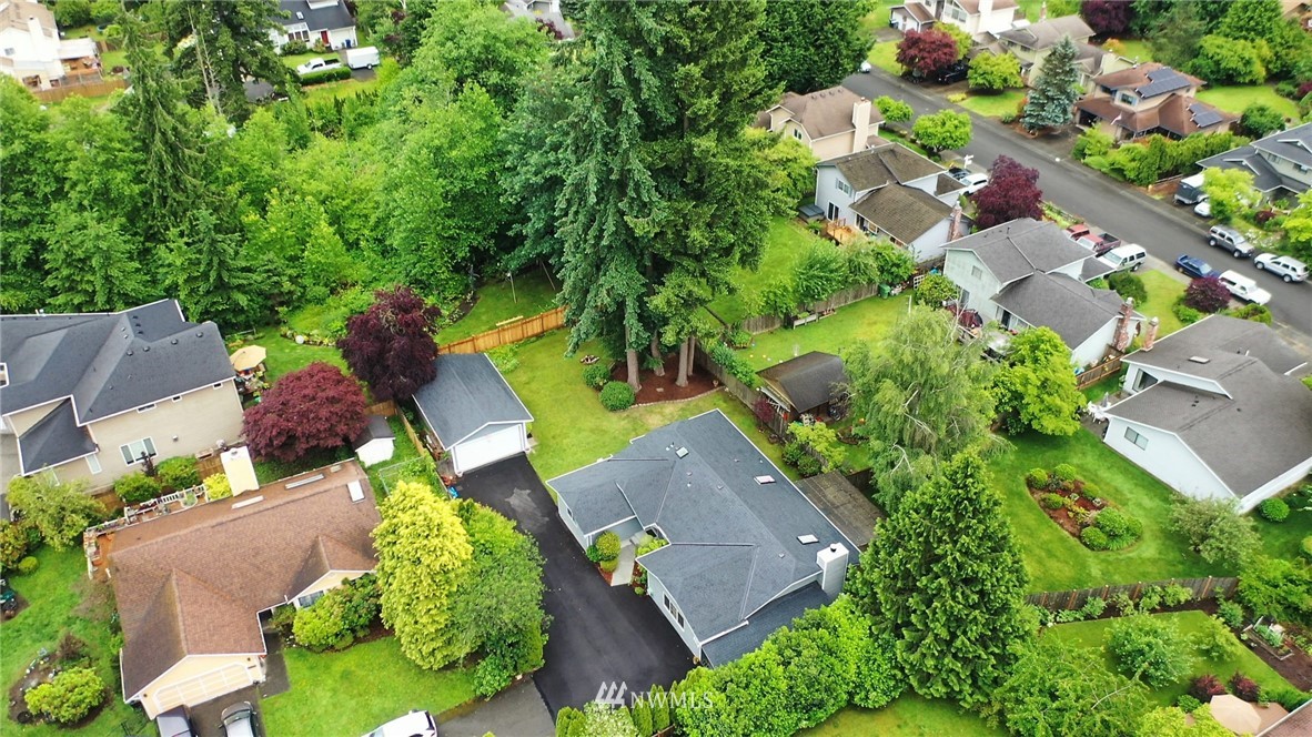 2312 168th Street Southeast Bothell, WA 98012 - Photo 28 of 29 an aerial view of house with yard