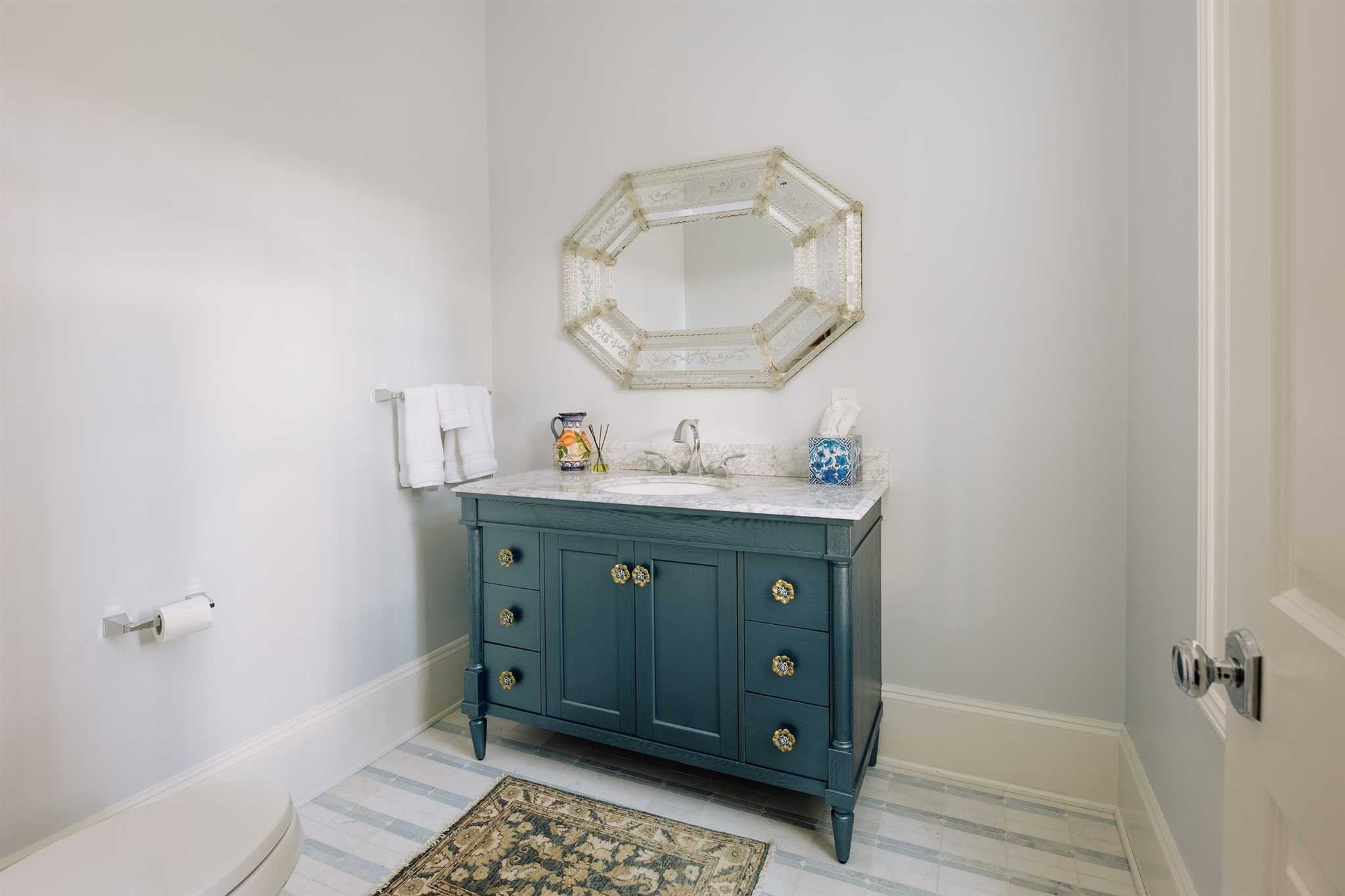 18 Altamont Road Millbrook, NY 12545 - Photo 24 of 35 a bathroom with a sink vanity and mirror