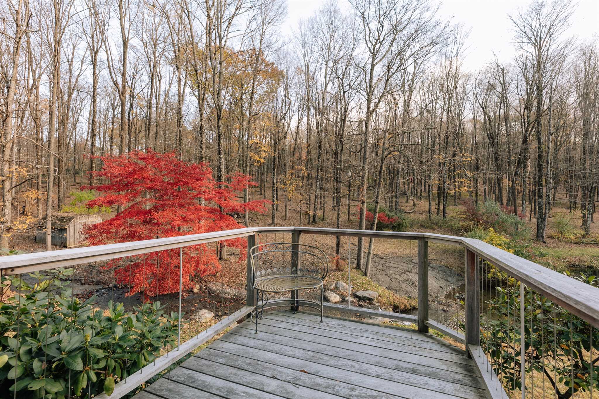 18 Altamont Road Millbrook, NY 12545 - Photo 27 of 35 a view of balcony with wooden floor and fence