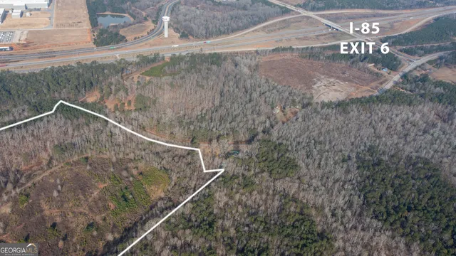 a view of a dry yard