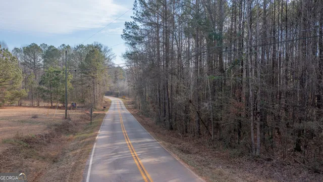 a view of a pathway with a wrought fence