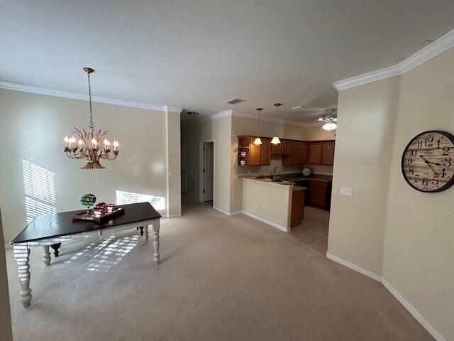 3551 Funston Circle Melbourne, FL 32940 - Photo 11 of 42 a lobby with furniture and a chandelier