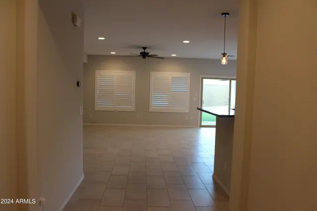 a view of hallway with stairs