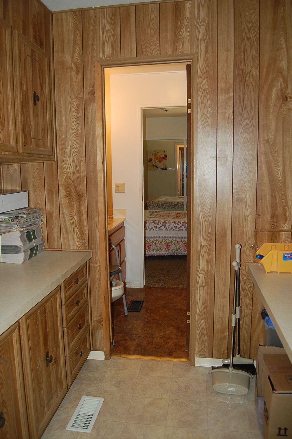 350 Hamilton Avenue Cave Junction, OR 97523 - Photo 14 of 23 a bathroom with a sink and a mirror