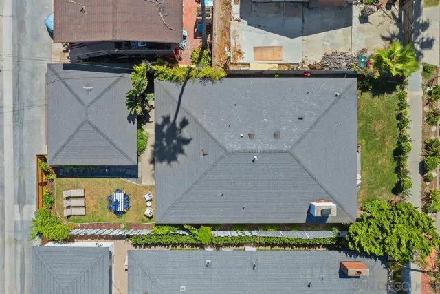 a view of a house with patio
