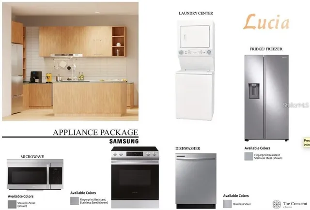 a kitchen with stainless steel appliances kitchen island a sink stove and refrigerator