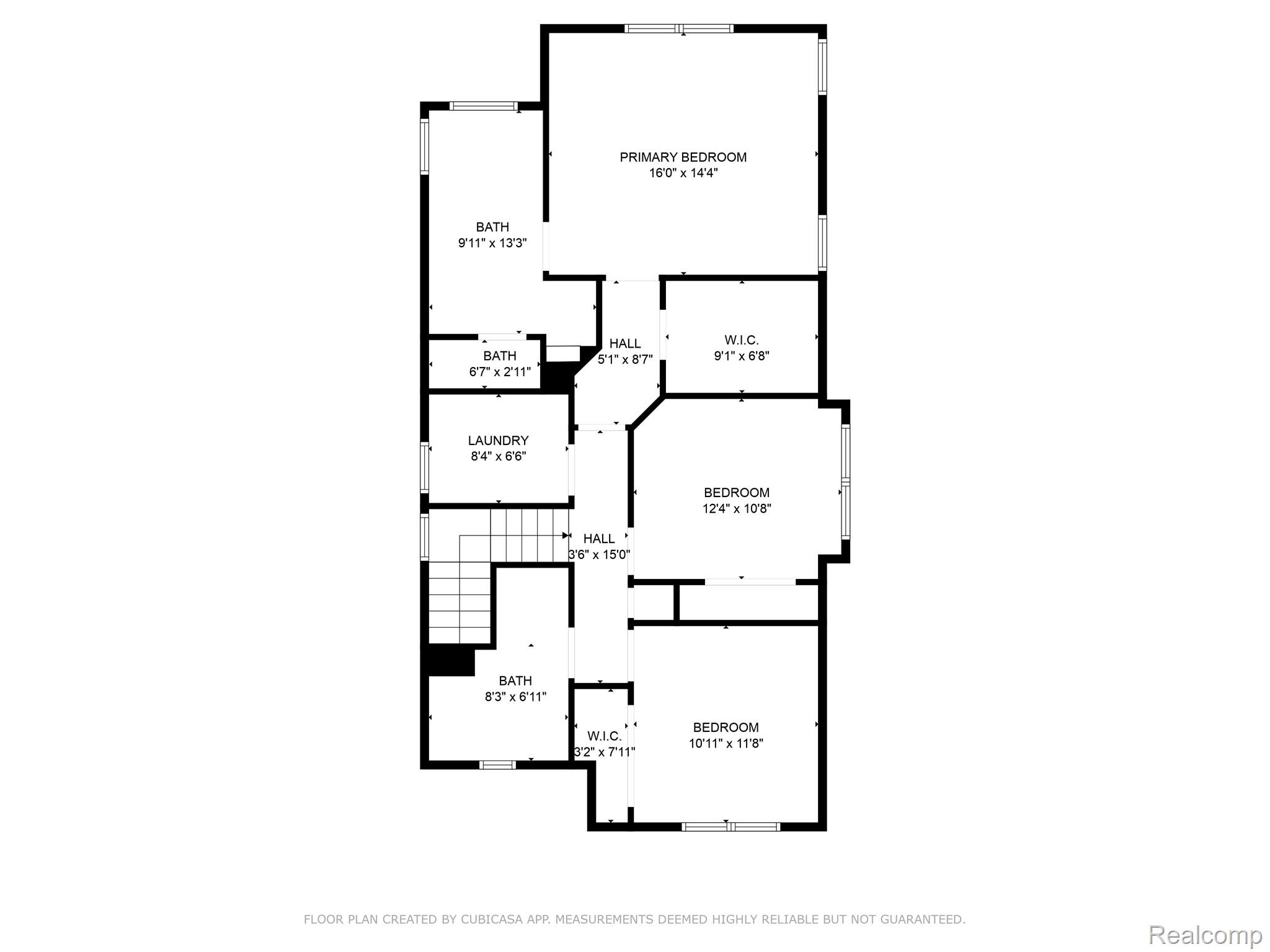 1555 Ruffner Avenue Birmingham, MI 48009 - Photo 47 of 48 2nd Floor Floor Plan