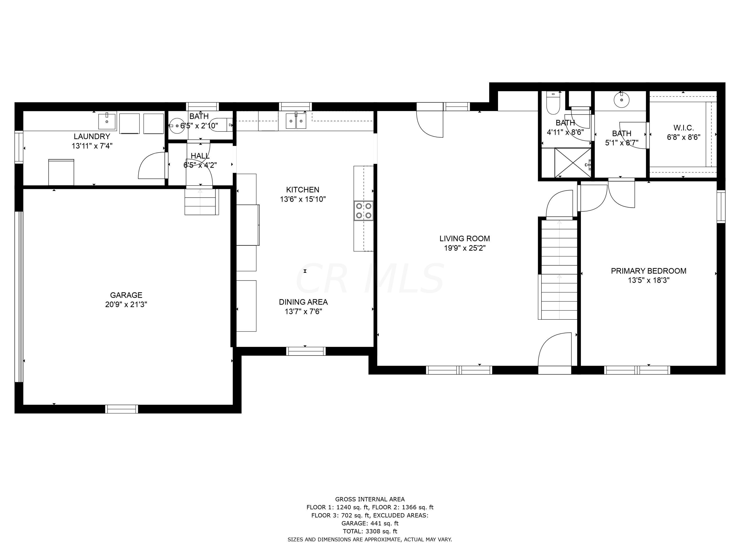 5882 Blacks Road Southwest Pataskala, OH 43062 - Photo 77 of 78 4-2nd_floor_dimensions_5882_blacks_rd_sw