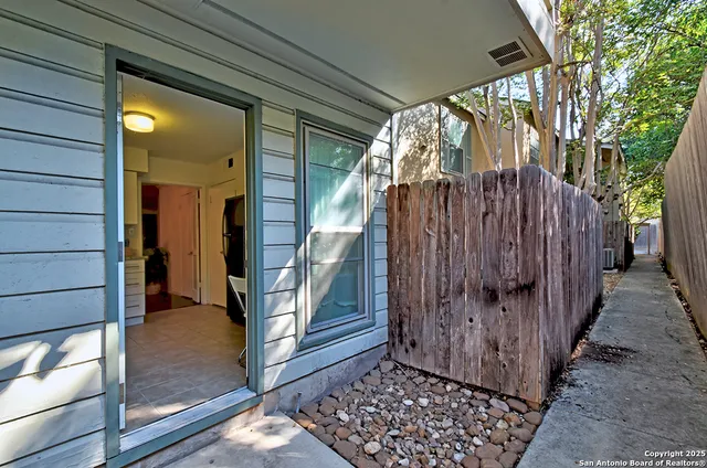 a view of a house with wooden floor